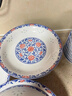 瓷雄景德镇釉下彩高白泥青花玲珑碗盘高档餐具整套陶瓷碗碟筷套装家用 青花釉里红丨釉下彩皮箱装 68头 实拍图