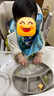 MODU'I婴儿餐盘modui进口宝宝餐盘分格餐盘带吸盘ins硅胶辅食碗儿童餐具 浅褐色 实拍图