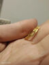 周大生黄金麦浪足金戒指女足金活口戒指结婚送女友送女友新年礼物 麦浪足金戒指-【可调节】 2.12g 实拍图