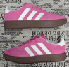 adidas「T头鞋」BARREDA板鞋德训鞋男女阿迪达斯轻运动 粉色/汉玉白/树脂黄   43 实拍图