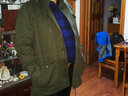 吉普（JEEP）棉衣男加厚中年冬季纯棉服中长款保暖外套可脱卸内胆棉袄男装大码 军绿-0031 2XL 建议体重180斤左右 实拍图