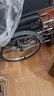 鱼跃 (yuwell)轮椅车H062折叠老人轻便免充气铝合金旅行手推代步车 实拍图