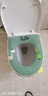 科缦 四季拉链式马桶坐垫通用坐便套家用防水马桶圈垫座便套大马桶垫 常规通用-绿色小鹿-拉链款 实拍图