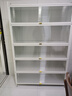 帅仕（shuaishi）厨房用具置物架落地多层餐边柜收纳碗柜家用橱柜微波炉烤箱储物柜 【加高加厚】白6层120长42深 实拍图