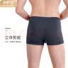 小护士男士内裤男中腰粘纤透气四角平角裤男士裤衩短裤头藏青175 实拍图