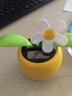菲淼 汽车摆件 新款摇头太阳花车内饰品车载装饰品中控台仪表台摆件有太阳就摇摆 蓝色+黄色 实拍图