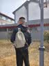 OSKV户外背包男女出行旅游多功能两用胸包挎包轻便防泼水绿色单双肩包 绿色大号 实拍图