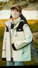 吉普（JEEP）冲锋衣羽绒服三合一男女士外套男团购情侣夹克衣服男装登山滑雪服 象牙白 [春秋款无内胆]男女同款锋衣 L (建议150-170斤） 实拍图