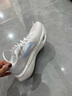 李宁追风pro|碳板跑步鞋男女鞋减震轻便透气百搭竞速专业运动鞋 标准白/亮空蓝-9 棉花糖 37.5 实拍图