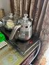 容声（RONGSHENG）全自动上水电热水壶泡茶专用茶台烧水壶烧水煮茶控温一体机功夫茶具套装316不锈钢电热水壶烧水器 0.8L 316钢|高低水位感应(37*20咖 实拍图