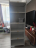 帅仕（shuaishi）厨房用具置物架落地多层餐边柜收纳碗柜家用橱柜微波炉烤箱储物柜 【加高加厚】白6层60长42深丨双线孔可通电丨一体侧板 实拍图