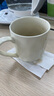 彩致（CAIZHI）马克杯家用陶瓷水杯学生泡茶杯办公室咖啡杯 奶油黄CZ6787 实拍图