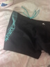速比涛（Speedo）泳裤男动感大标弹力速干不贴身抗氯平角泳裤 中灰蓝 34 实拍图