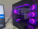 AMD整机升级加装机箱风扇 电脑风道优化 灯效布局 单拍不发货 影驰梦境 PRO 二代 黑色正叶 实拍图