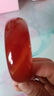 碧凤阁 玛瑙手镯 红色玉石手镯 加宽加厚女款手镯 实拍图