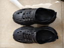 奥康（Aokang）洞洞鞋男士夏季户外防滑透气不臭脚开车休闲海边沙滩凉鞋男外穿 黑色 42 【适合41码】 实拍图