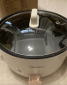 美的（Midea）电煮锅 电火锅 泡面锅 宿舍小火锅 蒸煮一体电蒸锅 多功能锅 MC-HGE2511【配带蒸笼】3L 国家补贴 实拍图