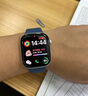 Apple/苹果 Watch Series 10 智能手表GPS款42毫米亮黑色铝金属表壳黑色运动型表带M/L MX1P3CH/B 实拍图