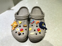 卡骆驰crocs洞洞鞋贝雅男鞋女鞋轻便耐磨一脚蹬拖鞋休闲鞋|10126 卵石色-2V3 44 (280mm) 实拍图