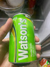 屈臣氏（Watsons）苏打水香草味低糖0脂低卡气泡饮料调酒330mL*24罐新老包装随机发 实拍图