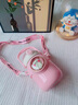 世希保温杯女生高颜值2024新款儿童大肚吸管保温水杯女大容量可爱水壶 粉色(10枚随机3D公仔+吸管 700ml 实拍图