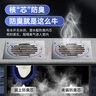 潜水艇（Submarine）全铜防臭地漏 卫生间黄铜镀铬亮面镜面洗衣机干区淋浴地漏厨房 黄铜【干湿通用地漏】干区地漏 实拍图