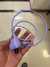 公牛CtoC/公对公快充数据线 C-C 3A/60W MAX/1M/适用iphone苹果15/华为/小米/平板/笔记本电脑 迷雾紫 实拍图