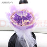 AIMORNY52朵紫玫瑰永生香皂花同城配送七夕情人节生日礼物女友【非鲜花】 实拍图