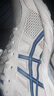 亚瑟士ASICS男鞋透气跑鞋运动鞋缓震舒适跑步鞋 GEL-CONTEND 4 米白色/蓝色 45 实拍图