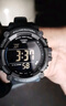 卡西欧（CASIO）手表男十年电力 户外运动男表 多功能石英学生手表学生表考试表 AE-1500WH-8B 黑色反显 实拍图