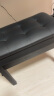 莫森（MOSEN）MS-22S琴凳 实木皮质带书箱加厚椅子 单人升降通用凳子 烤漆黑 实拍图