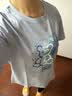 欧妤短袖t恤女2026夏季女装新款韩版宽松休闲体恤女上衣打底衫 白色易拉罐+蓝色蓝熊】 2XL 建议120-130斤 实拍图