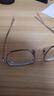 依视路（ESSILOR） 新款商务男镜架时尚镜框女配依视路镜片近视定制眼镜网上配镜 钛金属-4023BK-黑色 镜框+依视路A4防蓝光1.60现片 实拍图