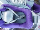 双星女鞋运动鞋春夏季新款飞织网面跑步鞋轻便休闲鞋子 灰紫  37 实拍图