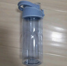 乐扣乐扣（LOCK&LOCK）人鱼线塑料运动水杯夏天便携水壶带刻度提手男女水杯子520ML蓝色 实拍图