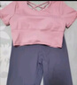 维多利亚旅行者（VICTORIATOURIST）瑜伽服女夏季跑步运动套装普拉提健身服美背含胸垫两件套 实拍图