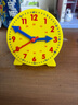 舜江 钟表钟面模型 秒针可拆为两针一二三年级数学教具小学认识时间闹钟钟点学习器文具 三针联动24时 实拍图