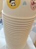 美丽雅一次性碗食品级餐盒560ml*25只 耐高温打包野餐圆形纸碗饭盒 实拍图