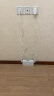 山泽 六类网线 CAT6类千兆纯铜扁平网线 电脑宽带家用监控网络连接成品跳线 白色0.5米BBP6005 实拍图