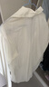 森马（Semir）长袖衬衫女中长款凉感防晒衣宽松叠穿纯色白衬衣109324105001 实拍图