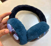 迪士尼儿童耳罩冬保暖毛绒耳暖男童护耳套学生耳捂HM1047孔蓝（可折叠） 实拍图