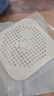 水槽堵塞神器地漏浴室头发过滤器厨房下水道防堵毛发过滤网卫生间 白色 1片 实拍图