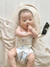爱宝适婴儿肚围夏款单层护肚防着凉肚围无痕半背肚兜2条装萌象灵鹤 S826 实拍图