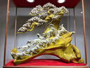 慕芳阁（MONFONGO）金丝楠木雕马到成功大型落地根雕摆件公司企业开业乔迁礼物办公室 八骏雄风（长1.22高1.58米） 实拍图