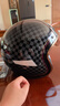 BELL经典复古3/4头盔Custom500四季碳纤维摩托车机车头盔骑行通风透气 Custom500-格子黑金 XXL码(适合59-61cm头围) 实拍图