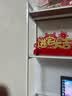 旻昱办公室桌面多层整理架小架子简易书架小型铁艺置物架书桌上收纳架 加高款90cm暖白+白架带洞洞板 实拍图