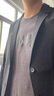 罗蒙（ROMON）凉感防晒华夫格西服男2025春夏新款冰丝无痕高弹单西西装外套男 深海青【冰丝薄款】 L (175) （建议125-145斤） 实拍图