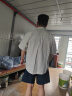 森马（Semir）短袖衬衫男日系复古条纹衬衣2025夏季半袖外套肌理感109325104203 晒单实拍图