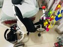FULAIXIN【折叠、可躺】儿童三轮车脚踏车宝宝儿童车轻便手推车双向婴儿车 折叠可躺+离合+钛空轮 曜石黑 实拍图