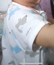 Aengbay昂贝 婴儿连体衣夏装宝宝衣服短袖幼儿纯棉薄款哈衣新生儿睡衣 蓝色狐狸 90cm 实拍图